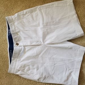 Women's Crown and Ivy casual shorts 33W White